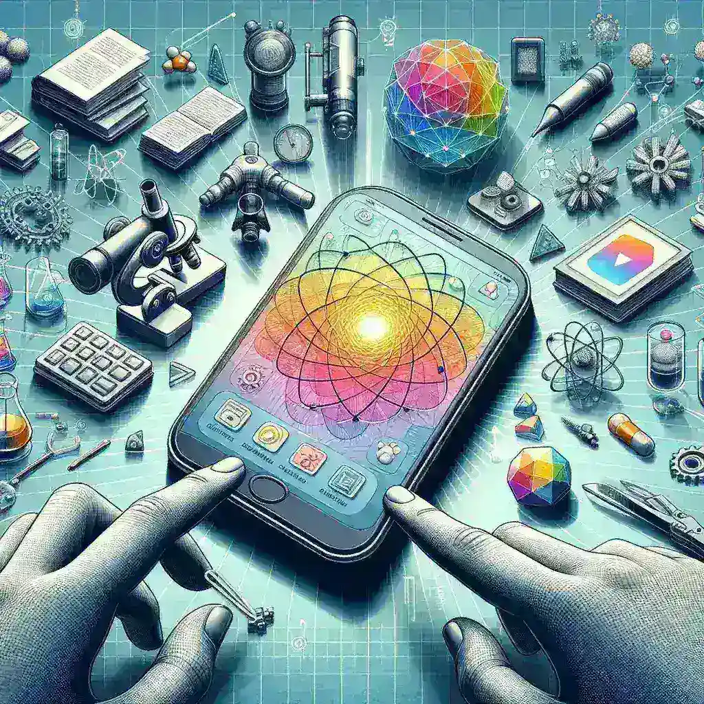 "Imagem ilustrativa destacando as principais tecnologias emergentes discutidas no artigo 'Tecnologias Emergentes no Canaltech: Tutoriais, Apps e Ciência - Um Panorama Completo', incluindo ícones de aplicativos inovadores e gráficos de tendências científicas."