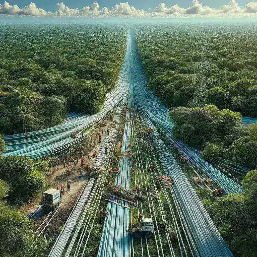 Nova rede de fibra chega a municípios da Amazônia Legal