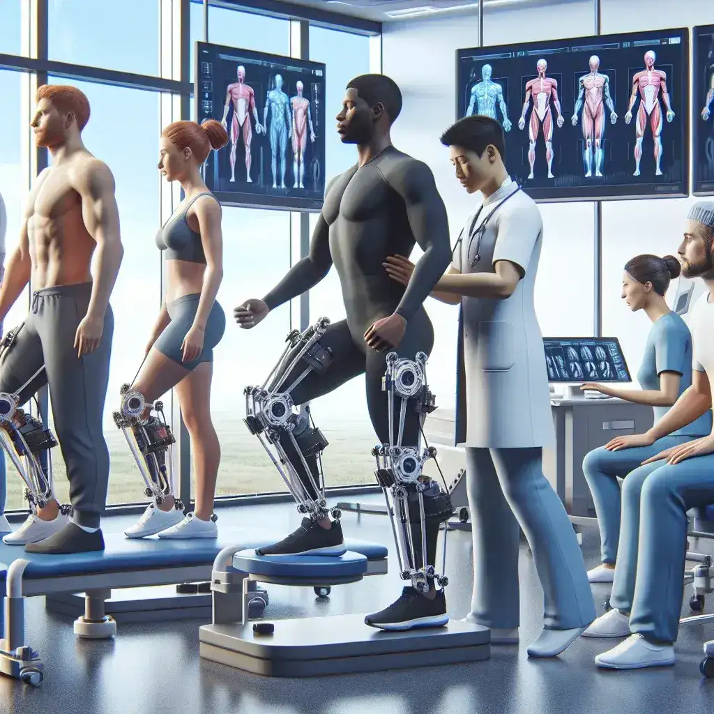 Hospitais usam exoesqueletos robóticos para fisioterapia avançada